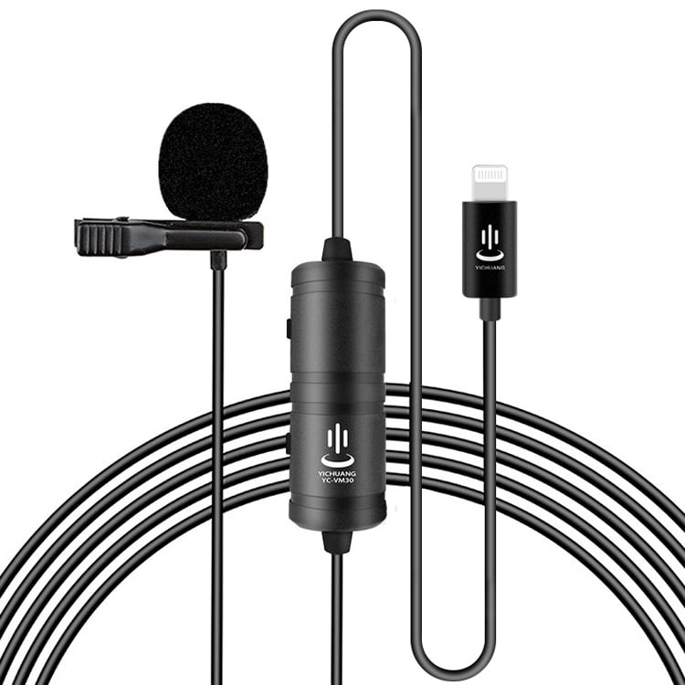 YICHUANG YC-VM40 Lavalier Microphone, Dual Modes, 6m Cable Length - Clear Sound 1 Yichuang Yc-Vm40 Lavalier Microphone, Dual Modes, 6M Cable Length - Clear Sound