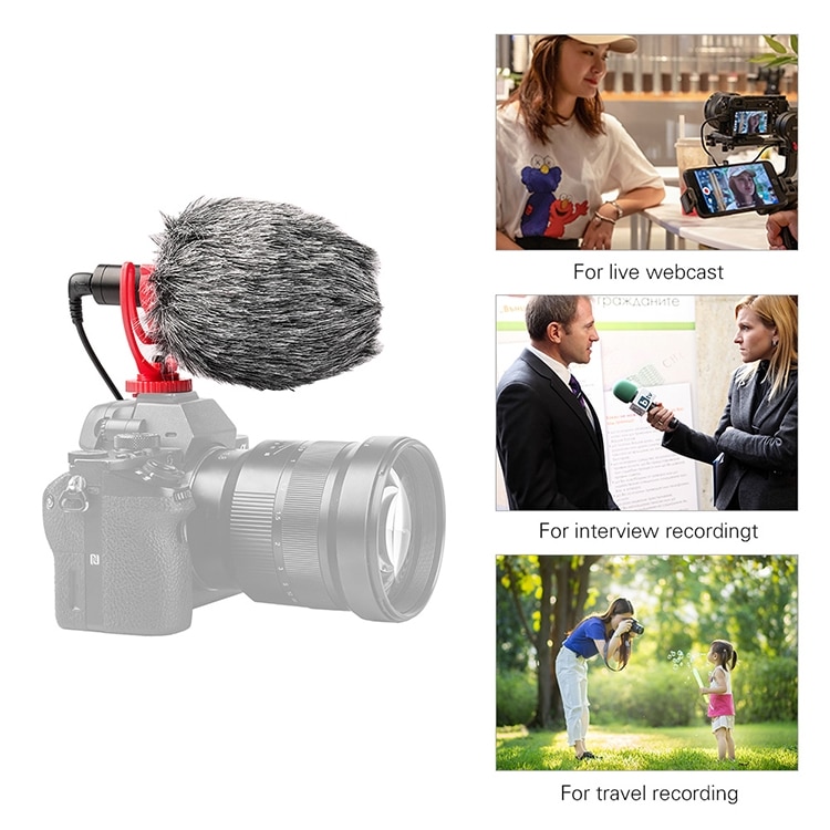 YICHUANG YC-VM100 Portable Pointing Microphone - Noise Reduction, 3.5mm Port 7 Yichuang Yc-Vm100 Portable Pointing Microphone - Noise Reduction, 3.5Mm Port - Image 7