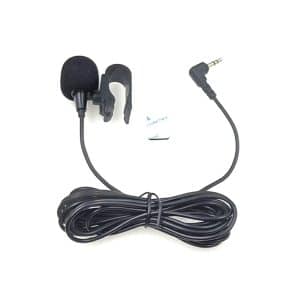 ZJ025MR 3m Lavalier Stereo Microphone for Car GPS/Bluetooth Audio, 90° Jack