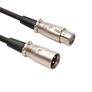5m XLR Male to XLR Female Microphone Cable • High-Quality Audio Transfer