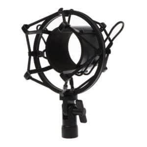 50mm Condenser Microphone Mount Holder - Durable Metal Shockproof Design