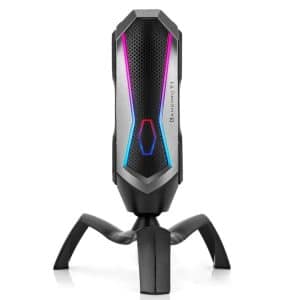 Yanmai T1 RGB Gaming Microphone with 360-Degree Rotation & USB-C Cable