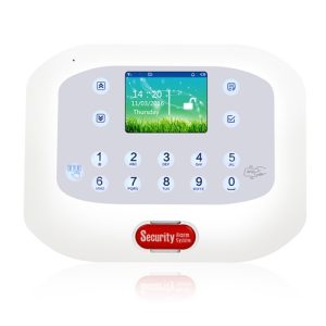 SecurityPro Touchscreen Wireless GSM/PSTN Alarm System Kit- 8 in 1- LCD Display, 315MHz/433MHz.