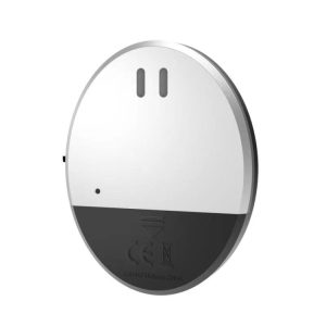 Ultra-Slim Vibration Sensor Alarm for Home Security - Round Door/Window Alert