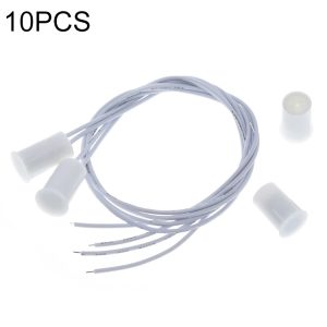 10 PCS Embedded Door Magnetic Sensor Switch Kit - Secure Your Home Efficiently