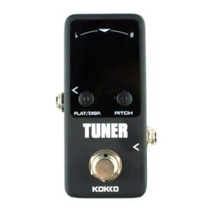 KOKKO FTN2 Guitar Mini Tuner Pedal: High Sensitivity, Dual Display Screen