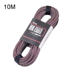10m Wooden Guitar Bass Noise Reduction Audio Cable - Random Color
