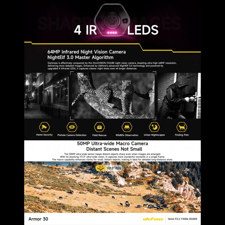 Ulefone Armor 30: Night Vision Rugged Phone, 12GB+512GB, IP68/IP69K, 6.95" Display 11 Mph2935B 10.Jpg