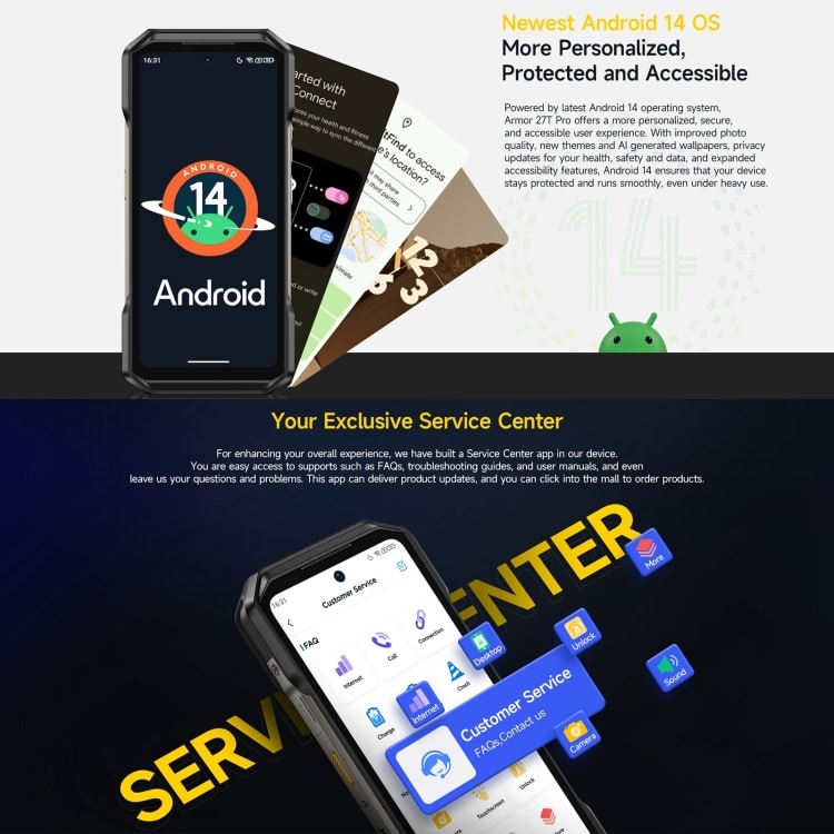 Ulefone Armor 27T Pro Rugged Phone: Thermal Imaging, 12GB+256GB, Night Vision 15 Mph6548B 14.Jpg