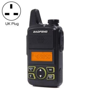 Baofeng BF-T1 Handheld Walkie Talkie - UK Plug, Single Band Radio