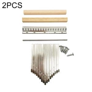 17 Key Kalimba Thumb Piano Kit with 2 Keys & Pick - Music Accessories