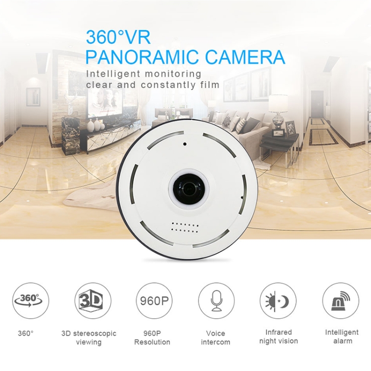 360EyeS EC10-I6 HD Panoramic Camera - Mobile Phone Control, TF Card Slot • 360° View 3 360Eyes Ec10-I6 Hd Panoramic Camera - Mobile Phone Control, Tf Card Slot • 360° View - Image 3