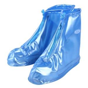 Fashion PVC Non-slip Waterproof Thick-soled Shoe Cover, Size: M
