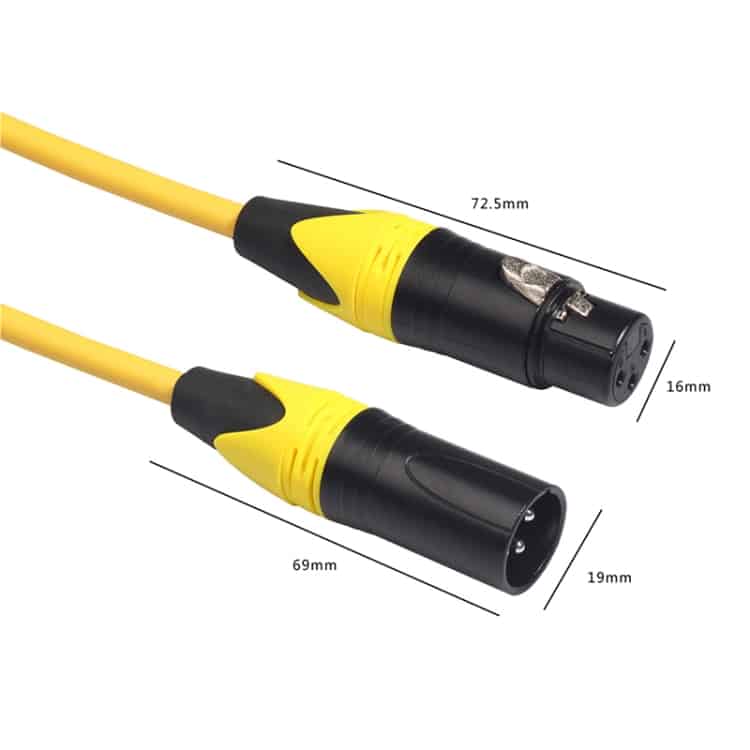 5m XLR Male to Female Microphone Mixer Cable - High-Quality Audio Transmission 4 5M Xlr Male To Female Microphone Mixer Cable - High-Quality Audio Transmission - Image 4