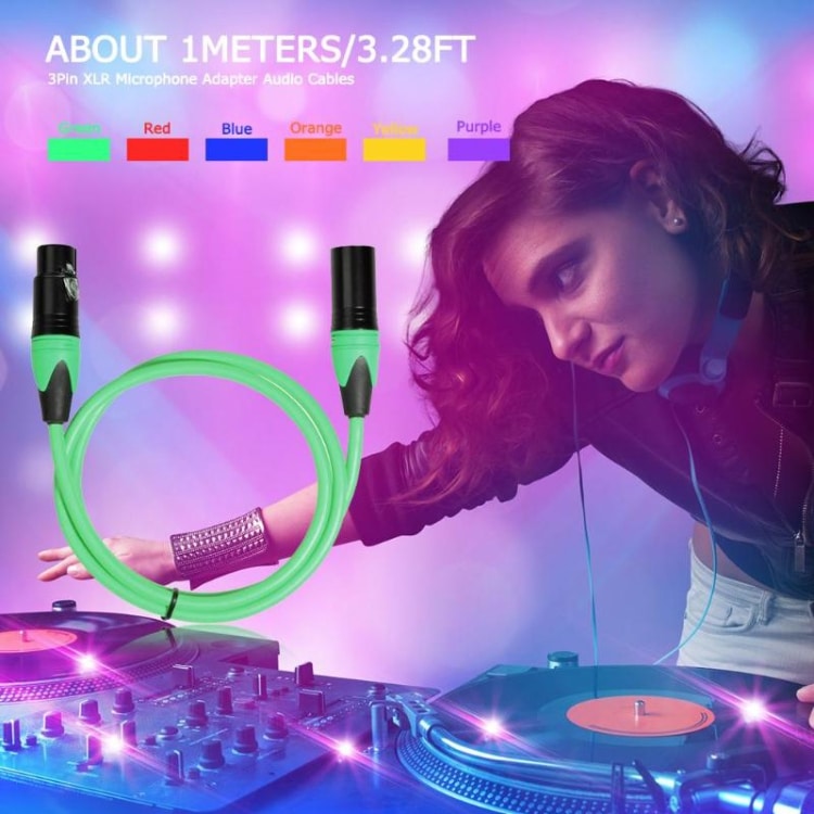 5m XLR Male to Female Microphone Mixer Cable - High-Quality Audio Transmission 6 5M Xlr Male To Female Microphone Mixer Cable - High-Quality Audio Transmission - Image 6