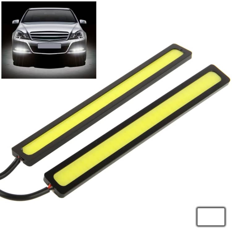 6W White LED Daytime Running Light Kit, DIY DRL Lamp, 17cm Length - Set of 2 1 6W White Led Daytime Running Light Kit, Diy Drl Lamp, 17Cm Length - Set Of 2