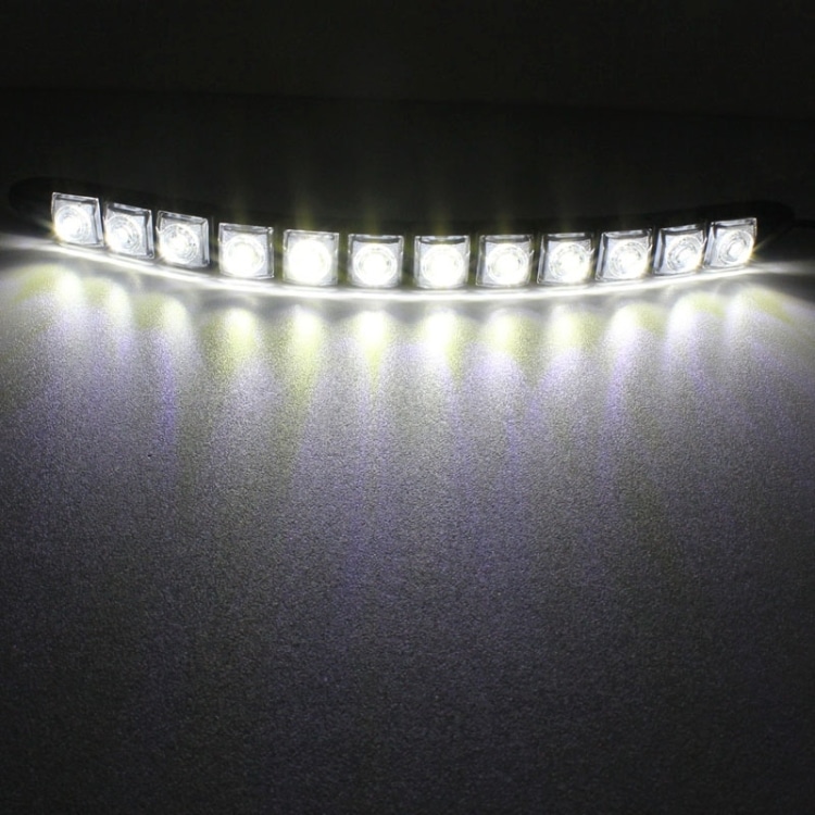 6W 12 LED SMD 5050 Car Daytime Running Lights - Set of 2, Flexible Snake Design 7 6W 12 Led Smd 5050 Car Daytime Running Lights - Set Of 2, Flexible Snake Design - Image 7
