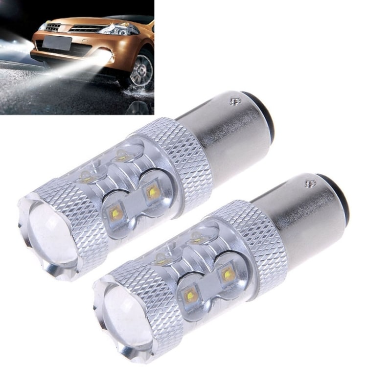 2PCS 1156/BA15S 650 Lumen 50W LED Turn Signal Light, 6500K White, DC 12-24V 1 2Pcs 1156/Ba15S 650 Lumen 50W Led Turn Signal Light, 6500K White, Dc 12-24V