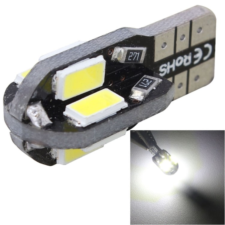 10 PCS T10 4W 280LM White LED Car Clearance Lights, Canbus Decode, 5630 SMD 1 10 Pcs T10 4W 280Lm White Led Car Clearance Lights, Canbus Decode, 5630 Smd