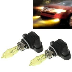 2X 9005 HOD Halogen Bulbs 12V 100W 2400 LM 3500K Yellow Light Headlights