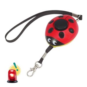 Red Ladybug Personal Alarm - Mini Self-defense Device for Girls and Kids
