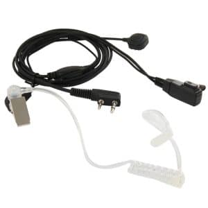 Clear Communication with Walkie Talkie Earpiece Headset - 3.5mm + 2.5mm Plug