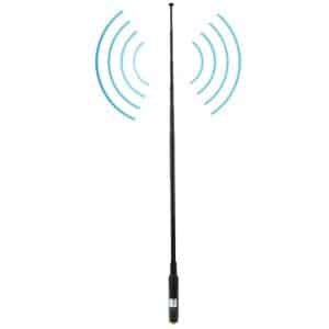 High Gain 144/430MHz Telescopic Walkie Talkie Antenna - 108.5cm Length