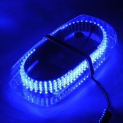 25W 240 LED Blue Vehicle Roof Top Strobe Light - Emergency Hazard Warning 8 25W 240 Led Blue Vehicle Roof Top Strobe Light - Emergency Hazard Warning - Image 8