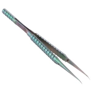 2UUL Ti02 Titanium Alloy Curved Precision Tweezers • Ultra-durable & precise