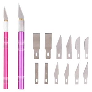 WLXY-9312 14-in-1 Non-Slip Metal Handle Engraving Cutter - Precision at Your Fingertips