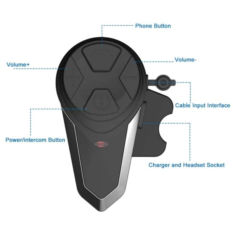 Wireless Helmet Earphone - Waterproof Interphone Walkie-Talkie Kit 6 Wireless Helmet Earphone - Waterproof Interphone Walkie-Talkie Kit - Image 6