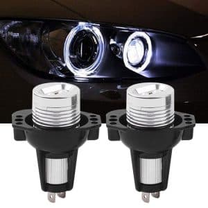 6W Headlight Angel Eye Bulb: 2 PCS Fog Light for BMW E90 / E91 - Car Accessories