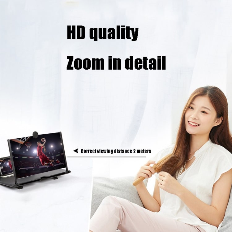 14" 3D Mobile Phone Screen Stretching Bracket Amplifier - Black/White 7 Tbd0194823601A 6.Jpg