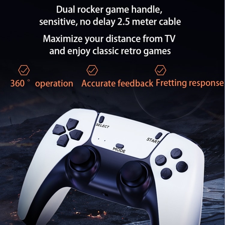 Wireless Dual Gamepad for PS1 M8 Pro Y3Lite U8 Plus 2.4G - Gaming Essential 2 Wireless Dual Gamepad For Ps1 M8 Pro Y3Lite U8 Plus 2.4G - Gaming Essential - Image 2