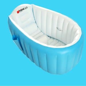 Inflatable Cartoon Baby Bath Tub - Keep Newborns Warm & Happy (70 characters)