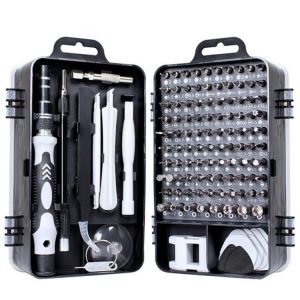 110 in 1 Magnetic Plum Screwdriver Set - Ultimate Mobile Repair Tool Kit