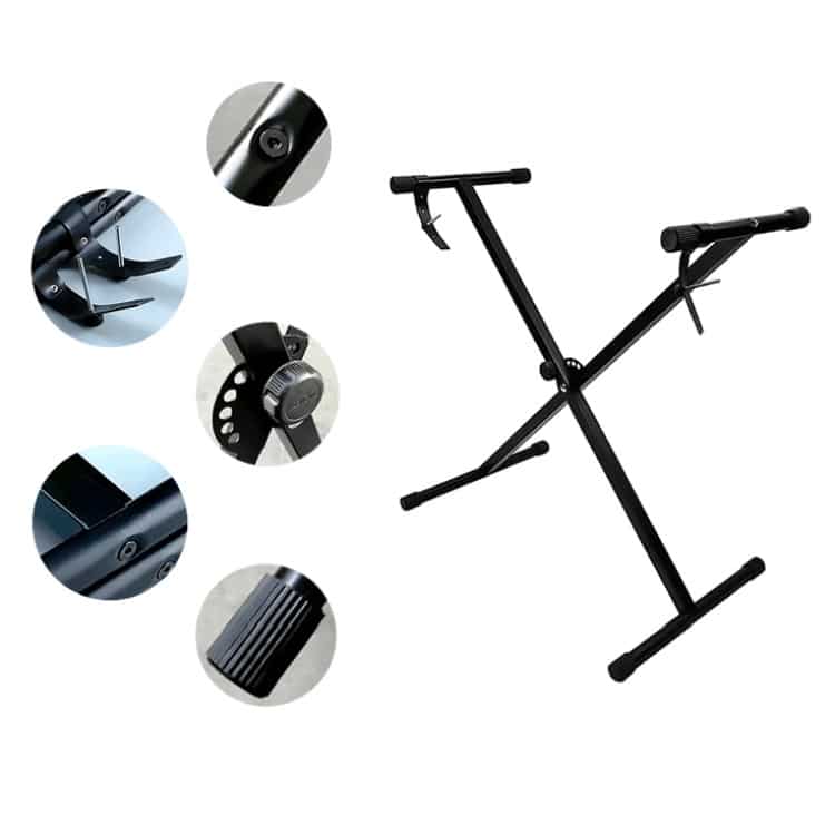 X-Shaped Electronic Organ Stand for Single Tube - Stable & Stylish Design 4 X-Shaped Electronic Organ Stand For Single Tube - Stable &Amp; Stylish Design - Image 4