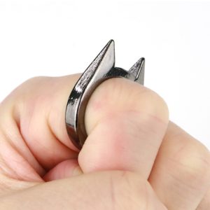 Stainless Steel Safety Survival Ring Tool for Self Defence - Women Men Friendly