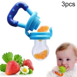 3 PCS Portable Baby Silicone Pacifier Feeder Soother, Random Color