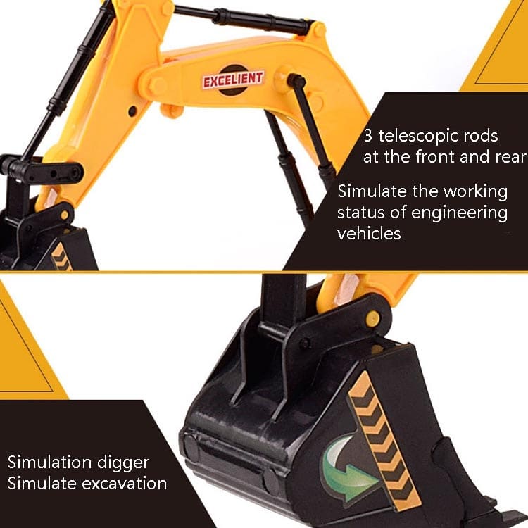 Electric Excavator Car Toy: Simulation Fun with Light & Music - Kids' Favorite! 2 Electric Excavator Car Toy: Simulation Fun With Light &Amp; Music - Kids' Favorite! - Image 2
