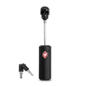 Skull Customs Lock Wire Rope Padlock - Secure Your Belongings with Style