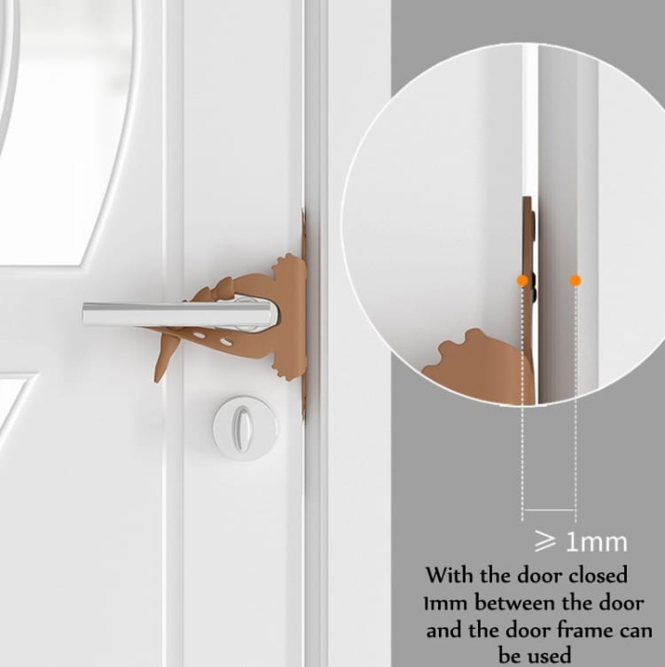 Bedroom Bear Cartoon Door Lock Cushion for Quiet, Safe Closing 4 Bedroom Bear Cartoon Door Lock Cushion For Quiet, Safe Closing - Image 4