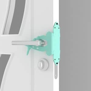 Bedroom Bear Cartoon Door Lock Cushion for Quiet, Safe Closing