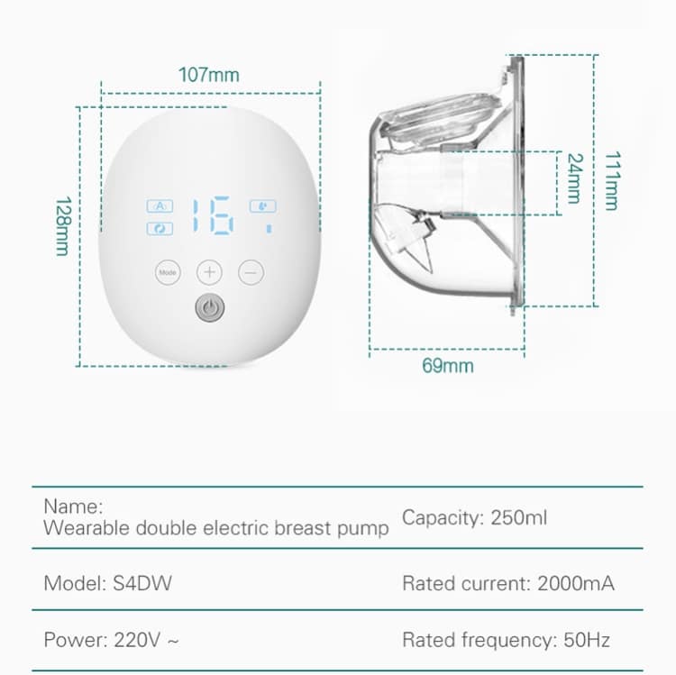 Superior Wearable Breast Pump - Hands-free Suction Massage, Wireless Tech 3 Superior Wearable Breast Pump - Hands-Free Suction Massage, Wireless Tech - Image 3