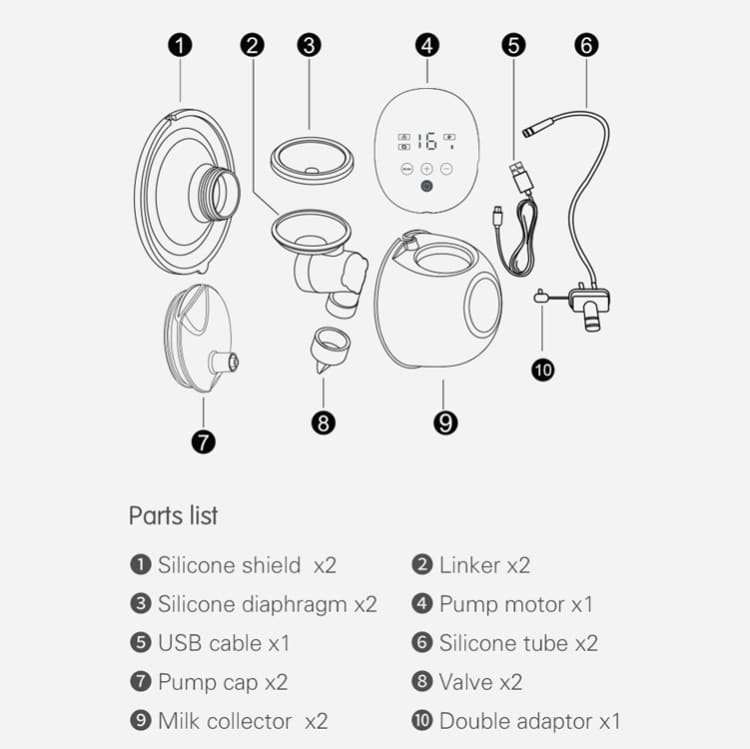Superior Wearable Breast Pump - Hands-free Suction Massage, Wireless Tech 8 Superior Wearable Breast Pump - Hands-Free Suction Massage, Wireless Tech - Image 8