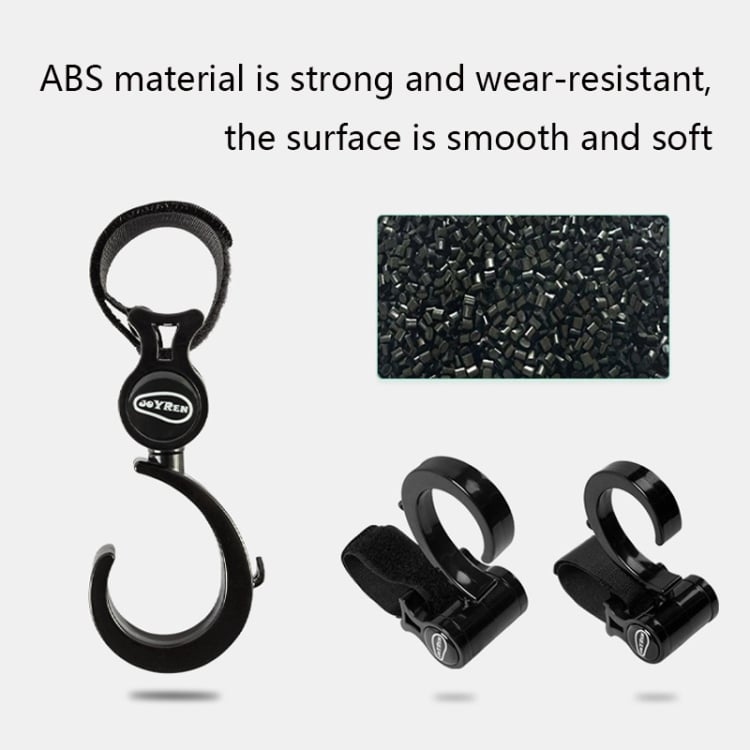 JOYREN Baby Stroller Non-Slip Hooks - Durable & Convenient 2pcs Pack 2 Joyren Baby Stroller Non-Slip Hooks - Durable &Amp; Convenient 2Pcs Pack - Image 2