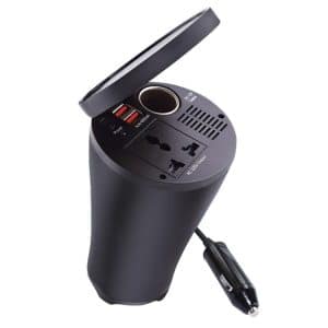 150W 12V Car Inverter Converter 220V Dual USB 2.1A Power Booster