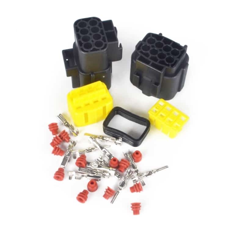 8-Hole Automobile Waterproof Plug Connector Set with Generator Plug, Wiring Harness 3 8-Hole Automobile Waterproof Plug Connector Set With Generator Plug, Wiring Harness - Image 3