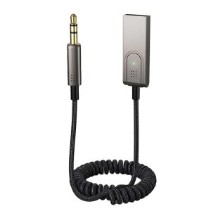 BY301 Bluetooth 5.0 Car AUX Receiver & Call Adapter - Mobile-Friendly