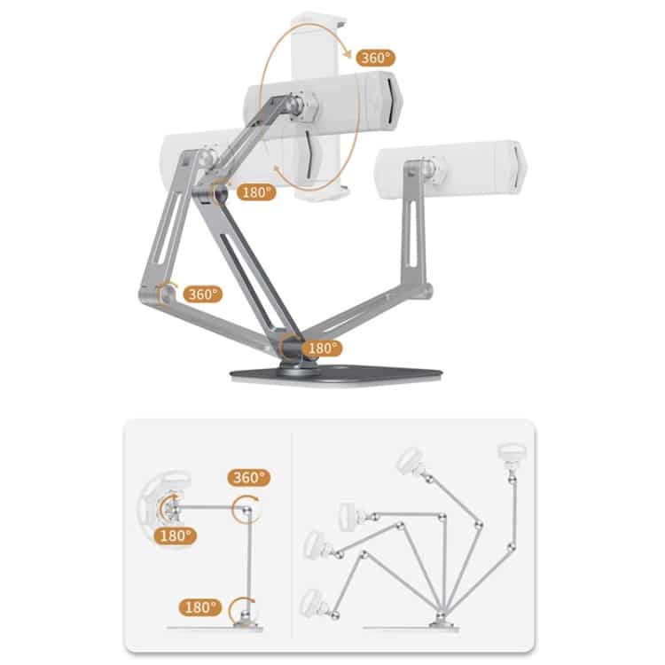 Boneruy P47 Tablet Stand - Versatile Desktop & Mobile Phone Holder, P47 Model 4 Tbd0601756801 B3.Jpg